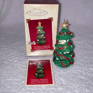 Hallmark 102 Dalmations oddball, domino, and Little Dipper in a Christmas tree